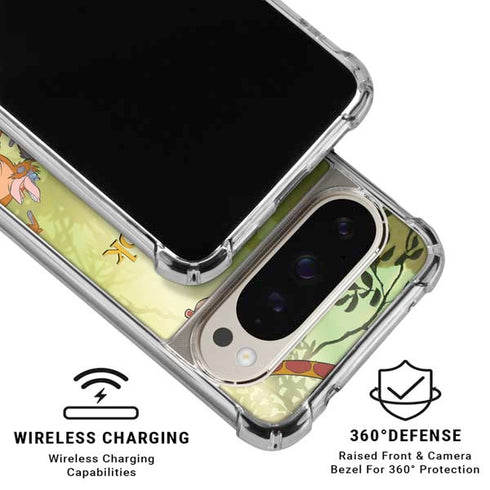 Disney Jungle Book Character Group Pixel 9/9 Pro Clear Case